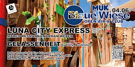 Imagem principal do evento Blaue Wiese w/ LUNA CITY EXPRESS  - Open Air & Club | 16H | 16DJ'S