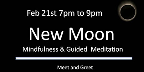 New Moon Mindfulness and Guided Meditation primary image