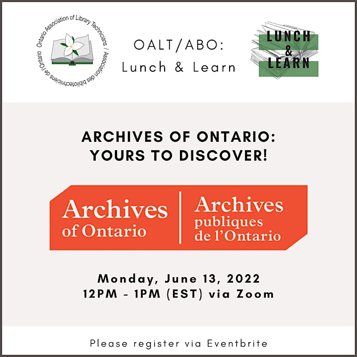 Ontario Archives: Yours to discover! image