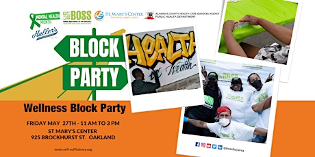 BOSS Bay Area Mental Wellness Block Party tickets