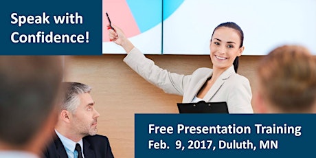 Speak with Confidence! Presentation Training (FREE)-Duluth primary image
