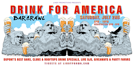 4th of July Weekend DC Bar Crawl tickets