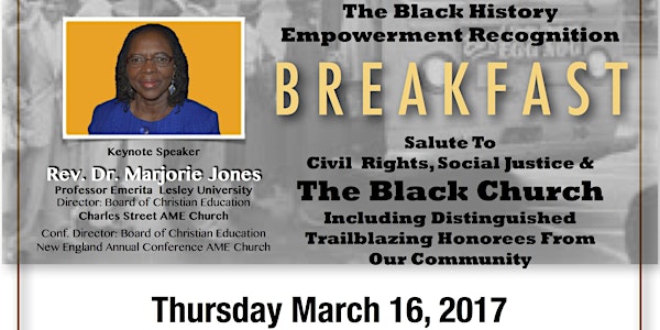 Black History Breakfast: Civil Rights, Social Justice & The Black Church