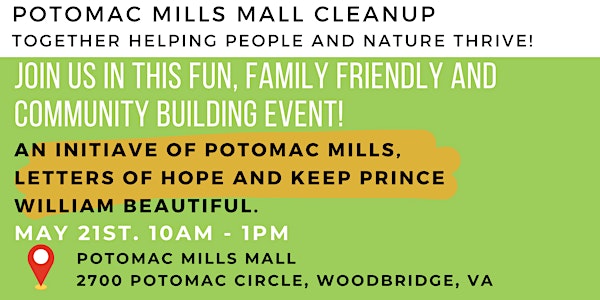 Potomac Mills Mall Cleanup