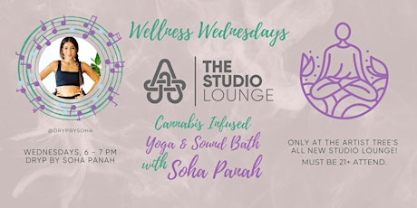 Cannabis Infused Yoga & Sound Bath with Soha Panah in May tickets