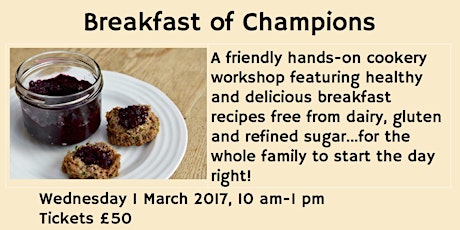 Breakfast of Champions - A Cookery Workshop primary image