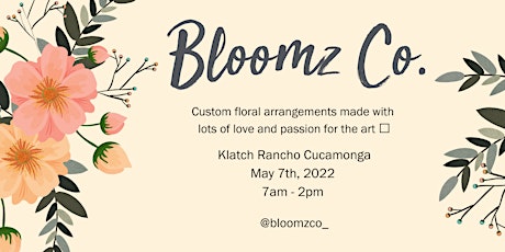 Pop-Up Shop Rancho Cucamonga | Bloomz Co. primary image