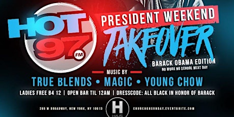 UK SENSATION :: Presidents' Day SUNDAY HOT 97  primary image