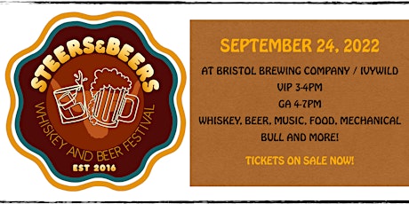 Steers and Beers Whiskey & Beer Festival tickets