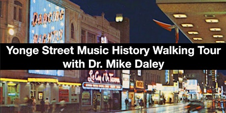 Yonge Street Music History Walking Tour
