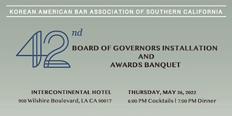 KABA SoCal 42nd Annual Installation Dinner tickets
