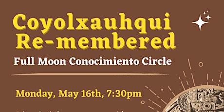 Coyolxauhqui Re-membered: Full Moon Conocimiento Circle primary image