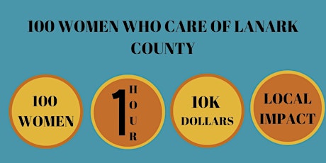 100 Women Who Care Lanark County May 30th Meeting tickets