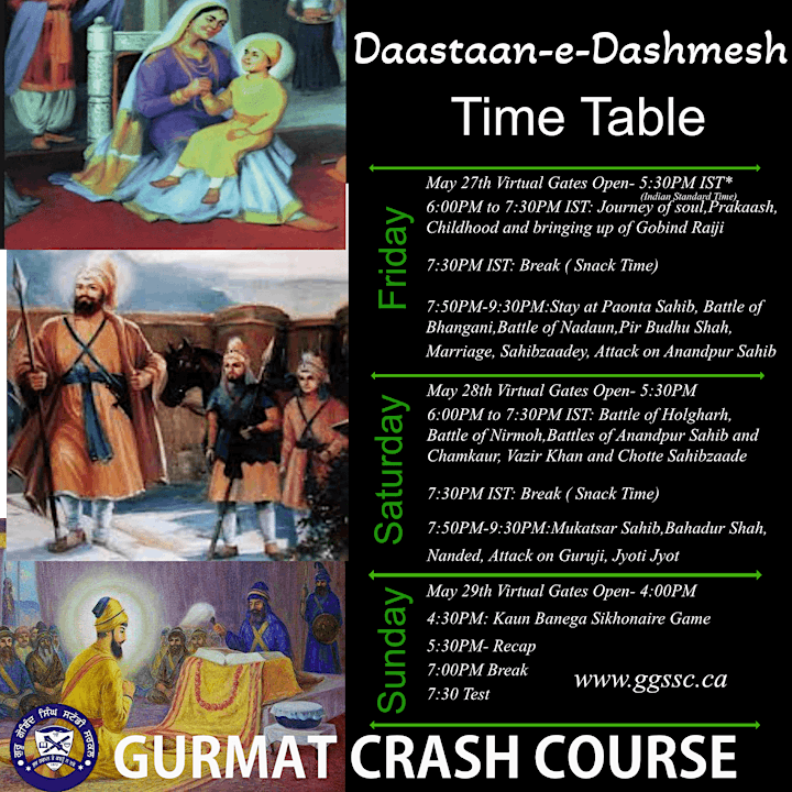 INDIA: Gurmat Crash Course >Daastaan-e-Dashmesh (Guru Gobind Singhji) image