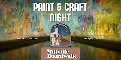 The Millville Boardwalk Paint & Craft Night - Sandcasting Workshop tickets