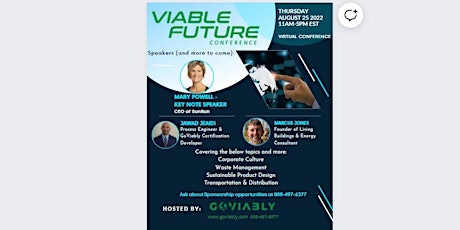 The Viable Future Conference tickets
