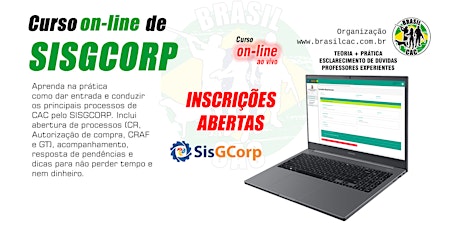 Imagem principal do evento Curso de SISGCORP