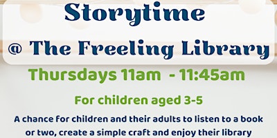 Storytime @ The Freeling Library