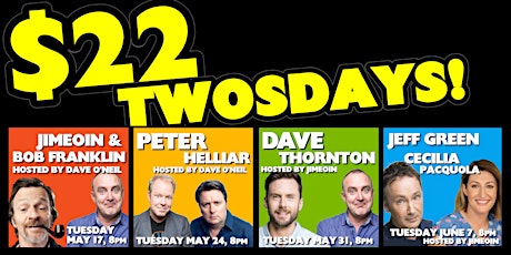 "$22 Twosdays" - Comedy night at the bowlo tickets