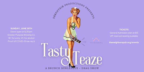 Tasty Teaze: A Burlesque + Drag Brunch