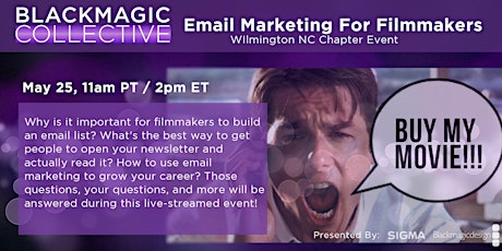 BMC Email Marketing For Filmmakers | Wilmington NC Chapter tickets