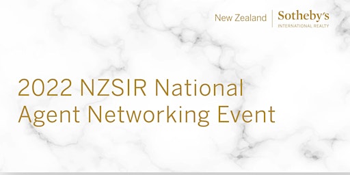 NZSIR National Agent Networking Event