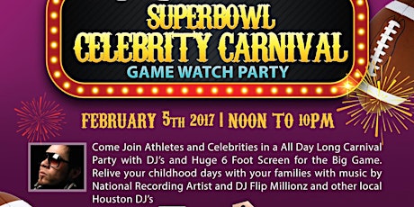 Sweetest Sundaes Carnival Super Bowl Watch Party Celebrity Cornhole Tournament
