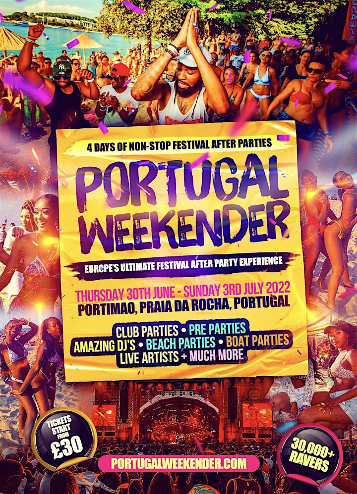 Portugal Weekender - Afro Nation Afterparties image