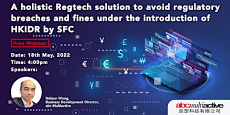 Image principale de A holistic Regtech solution to avoid regulatory breaches