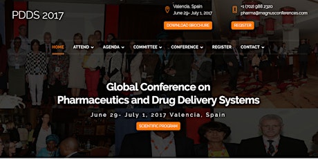Global Conference on Pharmaceutics and Drug Delivery Systems primary image