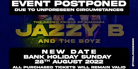 JAZZY B AND THE BOYZ LIVE IN CONCERT - AMAN HAYER - DJ HARPZ tickets