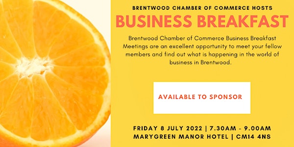 July 2022 Brentwood Chamber of Commerce Business Breakfast
