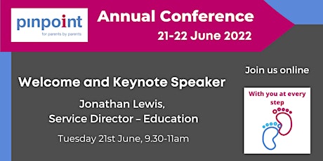 Welcome and Keynote Speaker: Jonathan Lewis, Service Director - Education tickets