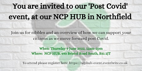 Northfield Community Partnership Hub Relaunch tickets