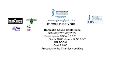"It Could Be You"  Domestic Abuse Conference tickets