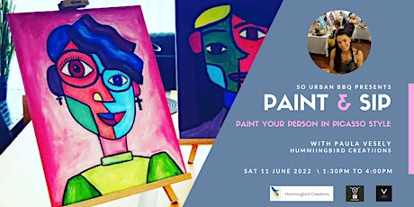 Paint & Sip - Paint Your Person in Picasso Style! tickets