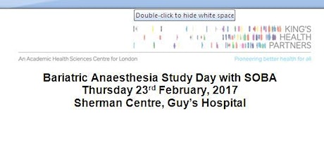 South London Anaesthetists Regional Study Day primary image