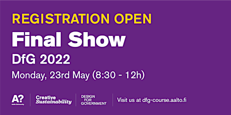 Design for Government  2022 – Final Show tickets