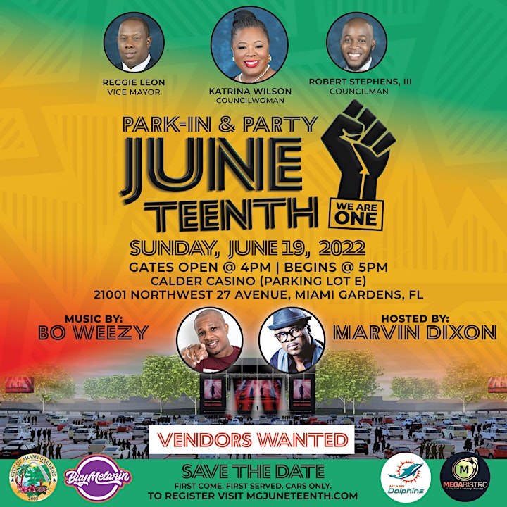 2022 Juneteenth Park-In & Party: We Are One! image