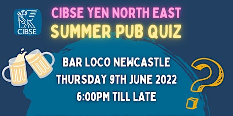 CIBSE North East YEN Pub Quiz tickets