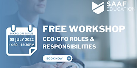 Free Workshop: CEO/CFO Roles & Responsibilities tickets