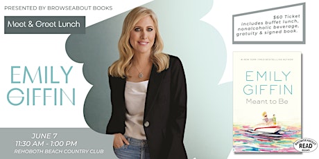 Author Luncheon with Emily Giffin | Meant to Be