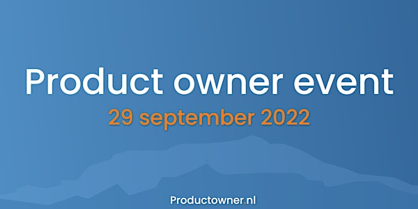 Product owner Event 2022
