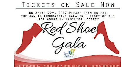 Stop Abuse In Families Red Shoe Gala 2017 primary image