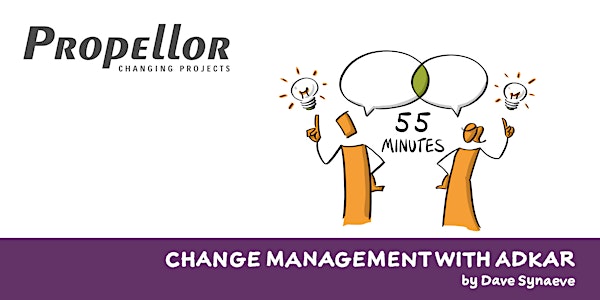 55 minutes — Change management with ADKAR