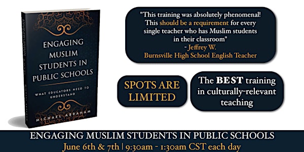 Engaging Muslim Students in Public Schools | Live Online Training