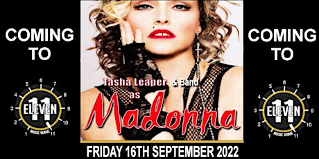 Madonna with Tasha Leaper & her band live Eleven Stoke on Trent tickets