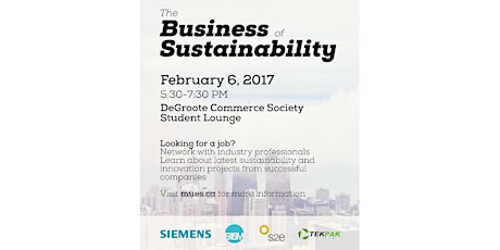 The Business of Sustainability: Networking Night  primary image
