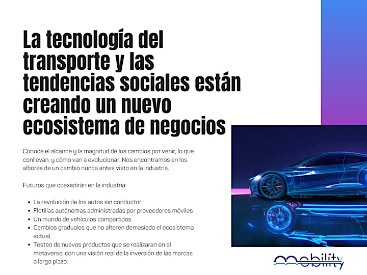 Imagen de Conectum Mobility The Real Cars Vision