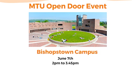 Bishopstown Campus - Open Door tickets